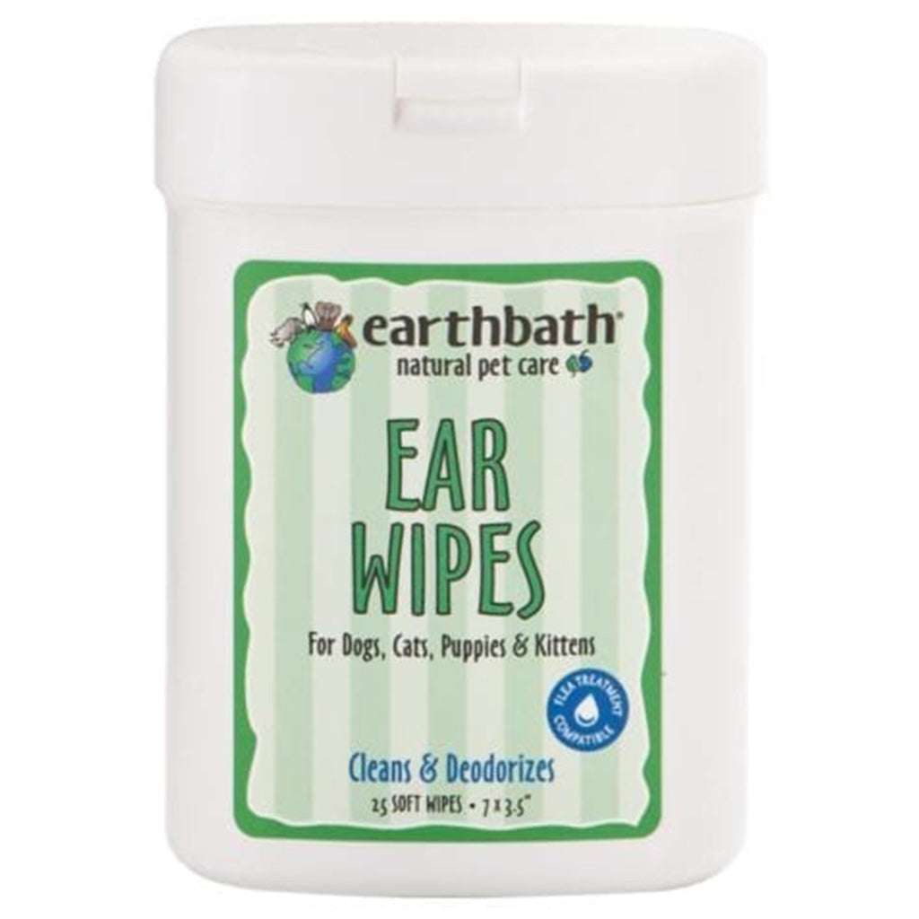 Earthbath Ear Wipes - 25's-Earthbath-Live in the Light