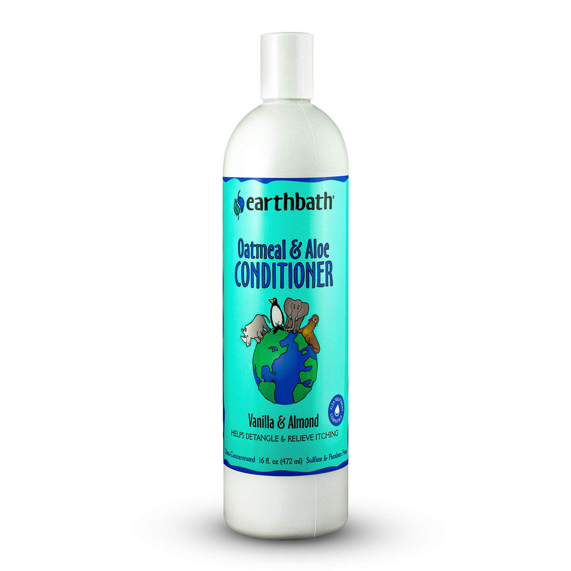 Earthbath Dog Conditioner Oatmeal &amp; Aloe - Vanille &amp; Amande 472 ml