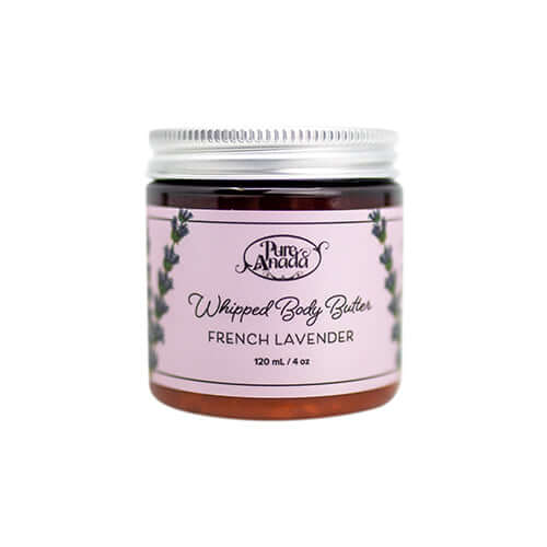 French Lavender Natural Whipped Body Butter 120ml - Pure Anada