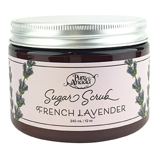 French Lavender Sugar Scrub 340ml-PureAnada-Live in the Light