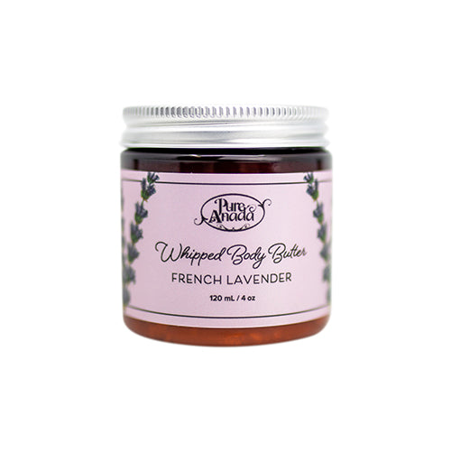 French Lavender Natural Whipped Body Butter 120ml - Pure Anada