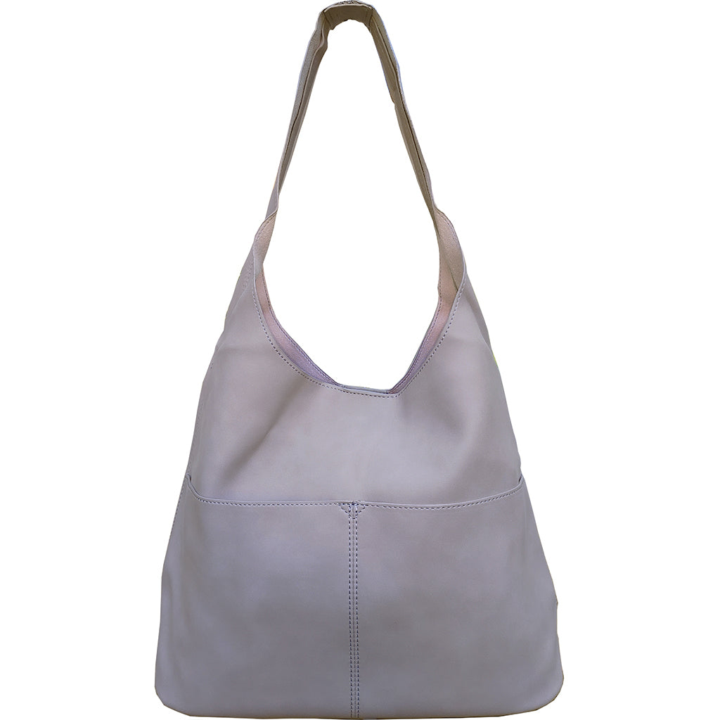 Jenny Faux Suede Hobo - Lilac