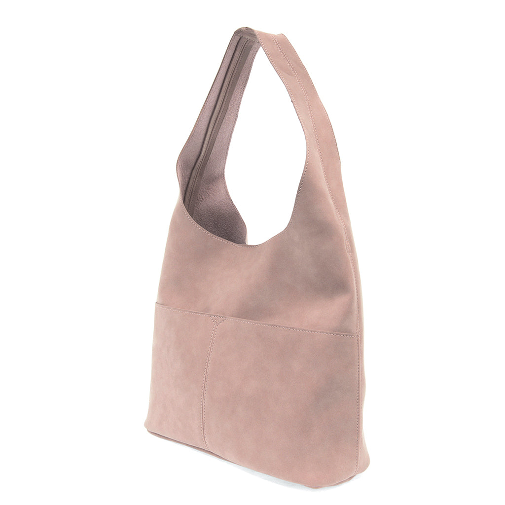 Jenny Faux Suede Hobo - Lilac