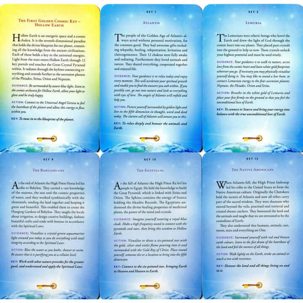 Keys to the Universe - Oracle Cards - Live in the Light Naturally Ltd