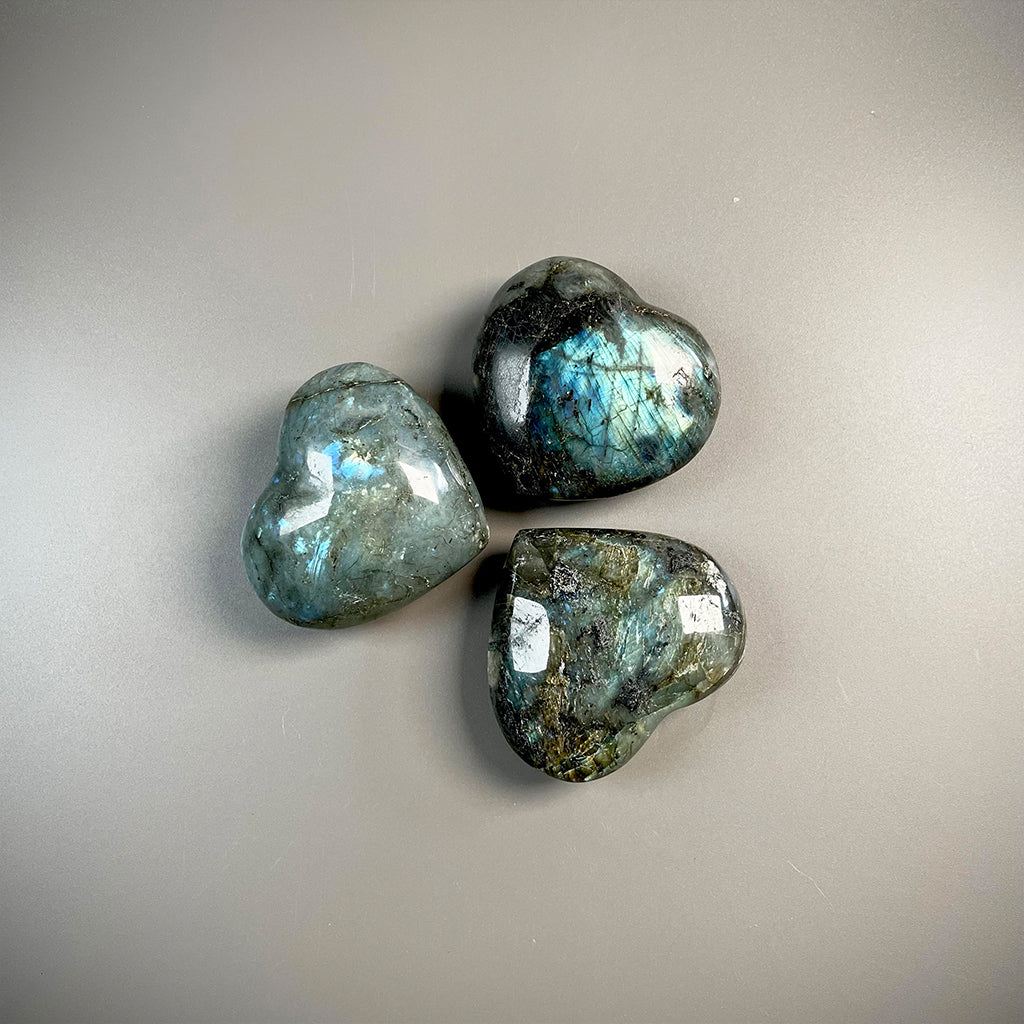 Labradorite Heart Ethically Sourced - Large