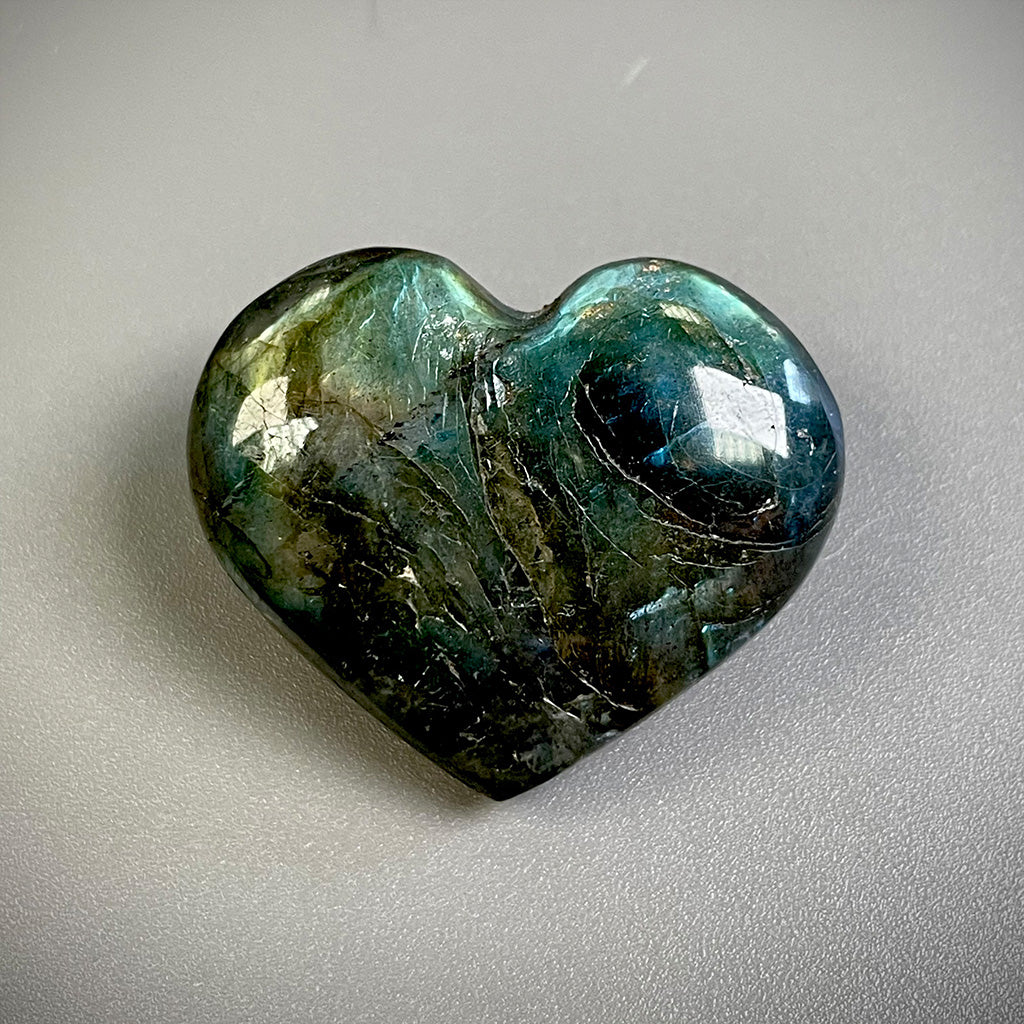 Labradorite Heart - Ethically Sourced