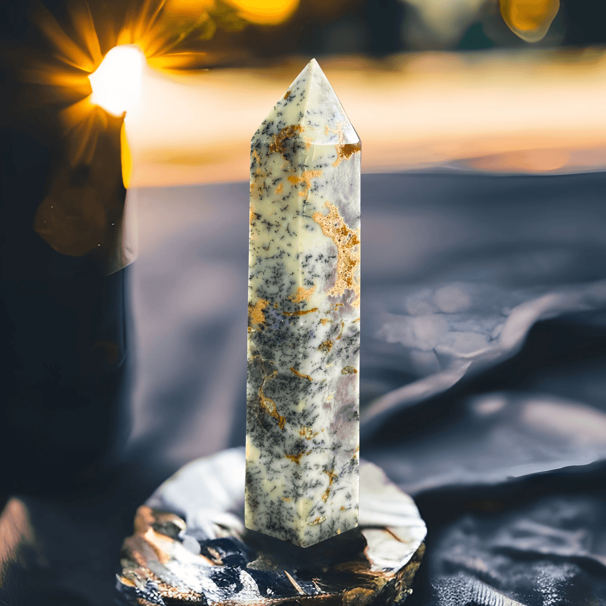 Large Merlinite Crystal Prism