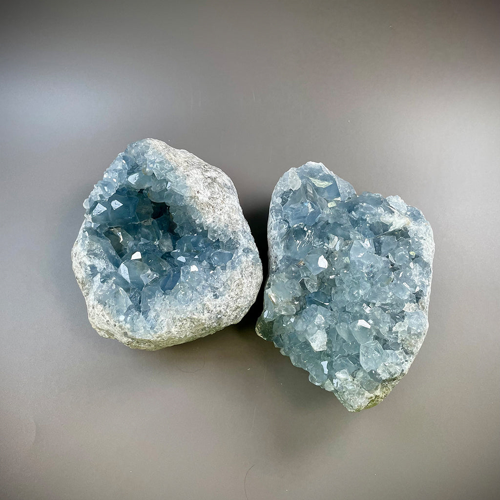 CELESTITE Geodes - Ethically Sourced