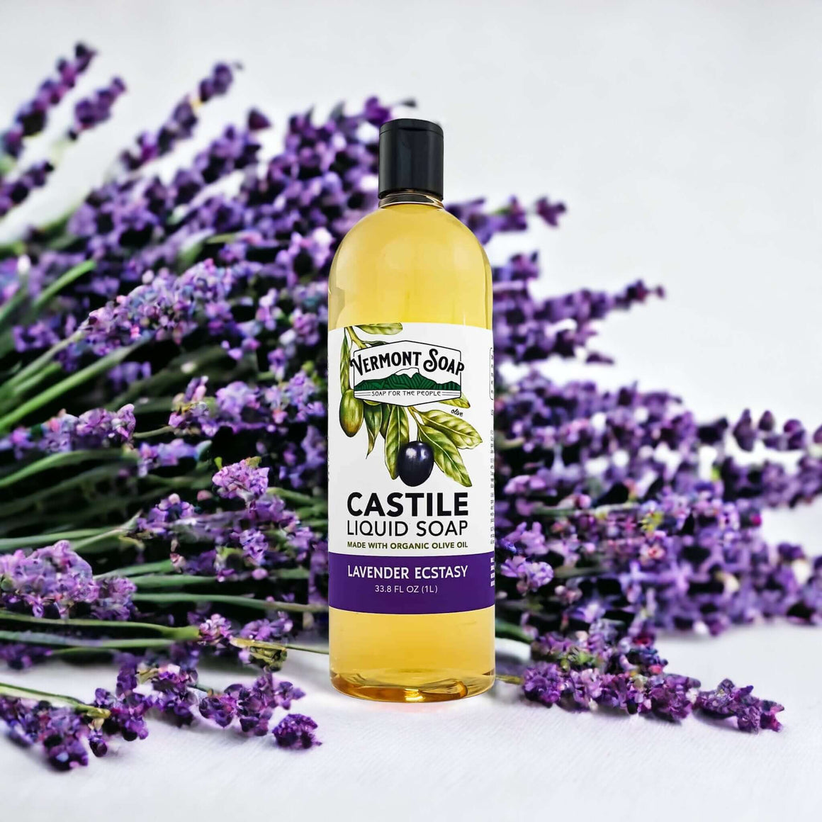 Lavender Ecstasy Castile Liquid Soap - Vermont Soap