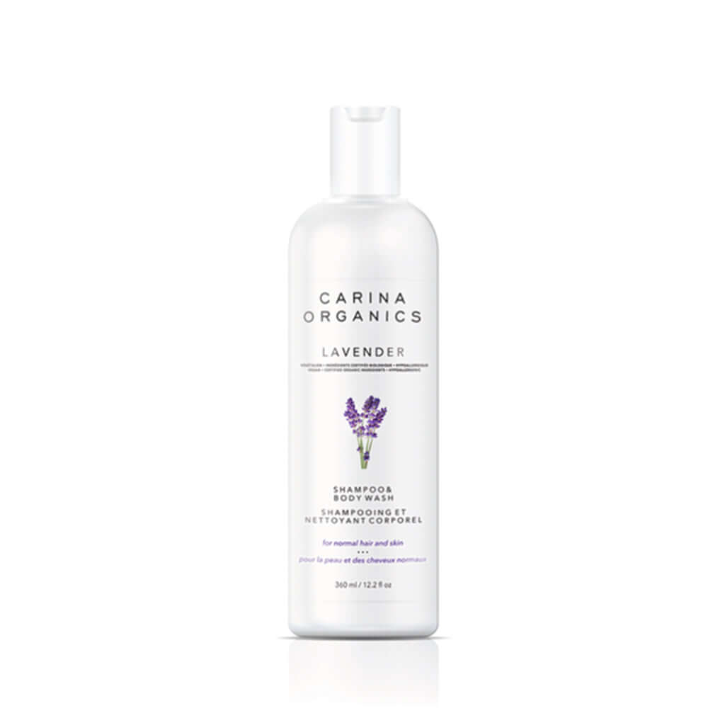 Lavender Shampoo And Body Wash 360ml - Carina Organics