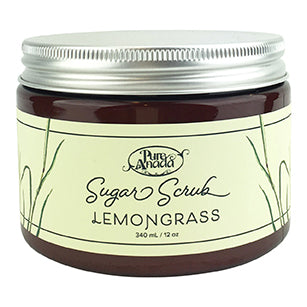 Lemongrass Sugar Scrub 340ml-PureAnada-Live in the Light