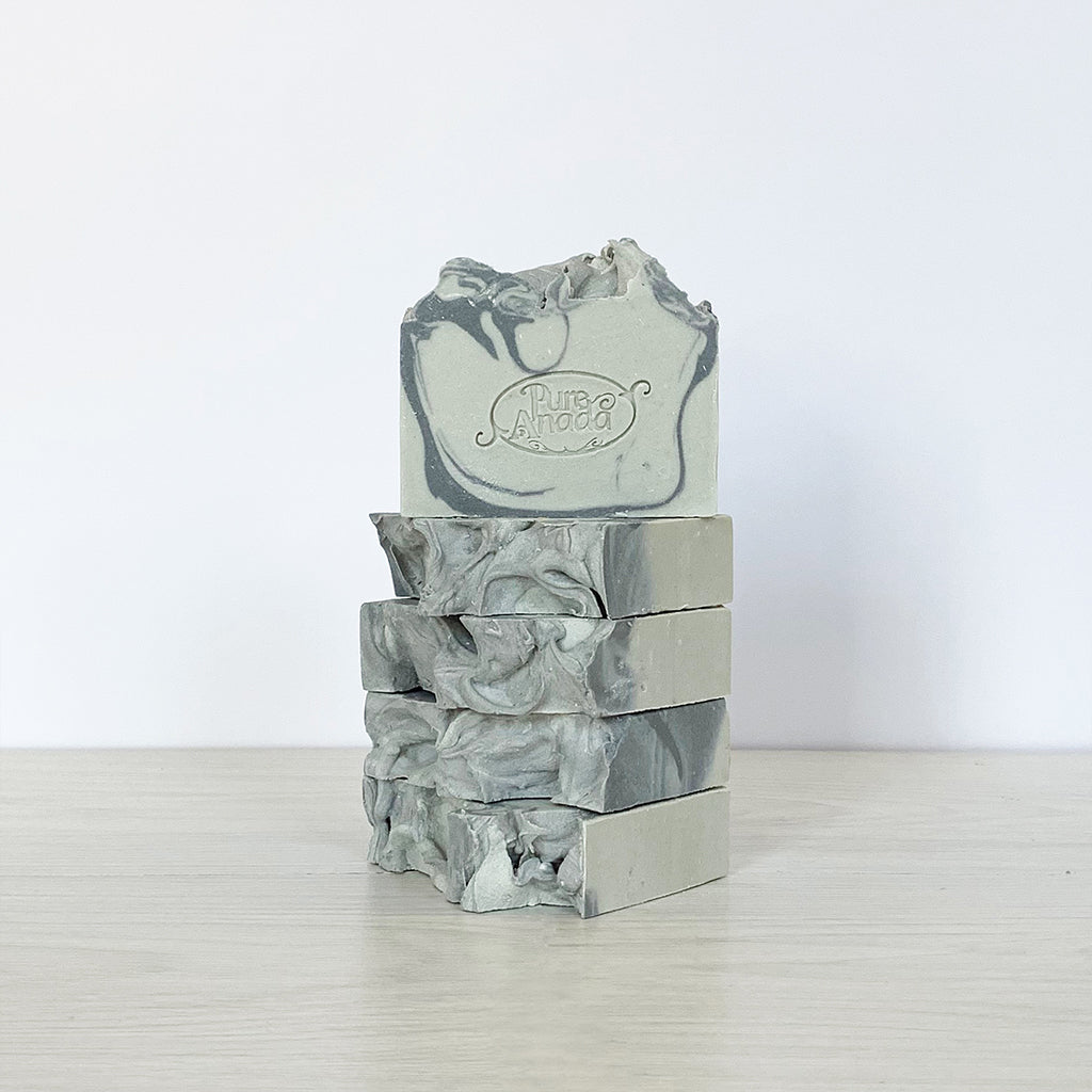 SOAP SAVER POUF & HANDMADE SOAP SET-Live in the Light Naturally Ltd