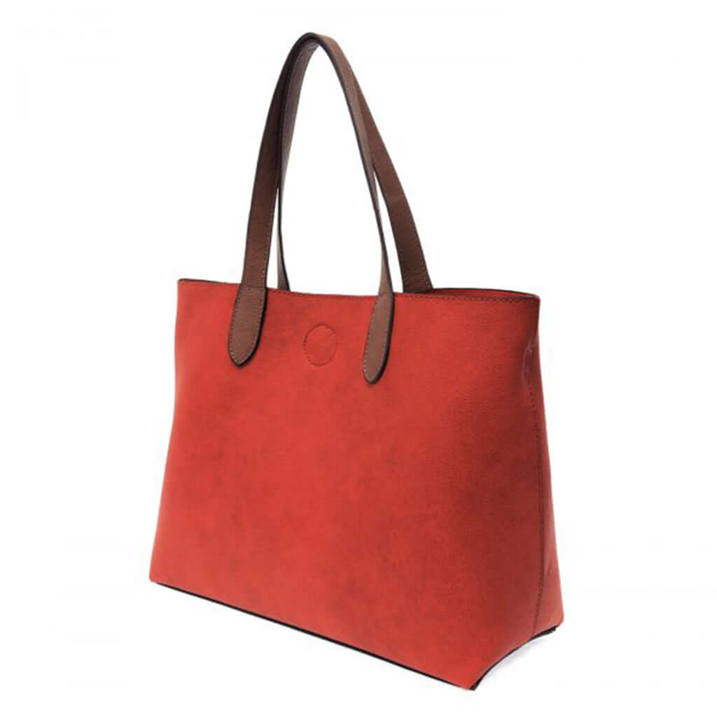 Mariah Medium Convertible Tote - Red