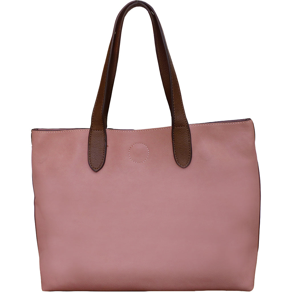 Mariah Medium Convertible Tote - Pink Lemonade