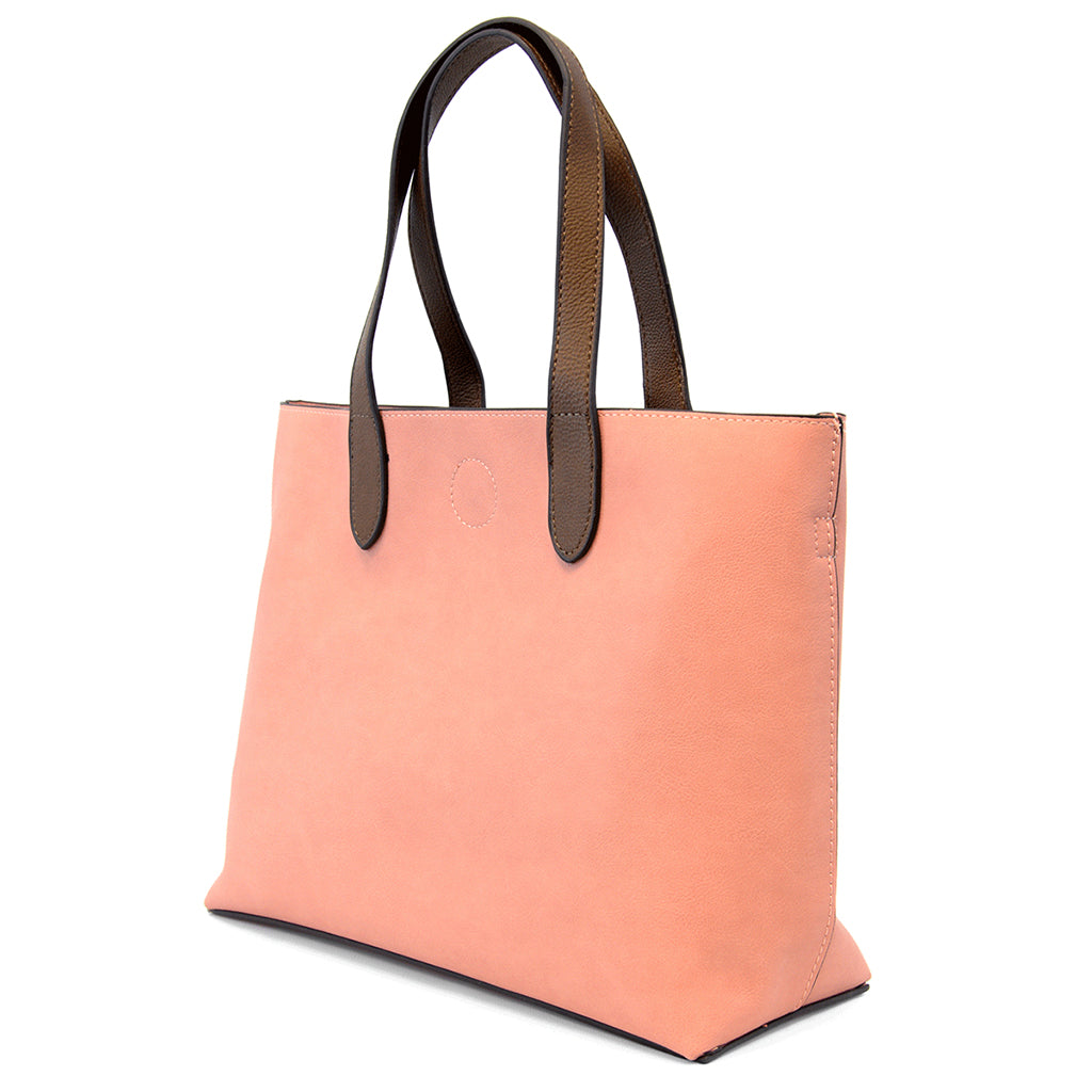 Mariah Medium Convertible Tote - Pink Lemonade