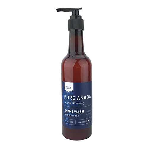 Natural for Men 3-IN-1 Wash for Face, Body and Hair 300ml - Pure Anada