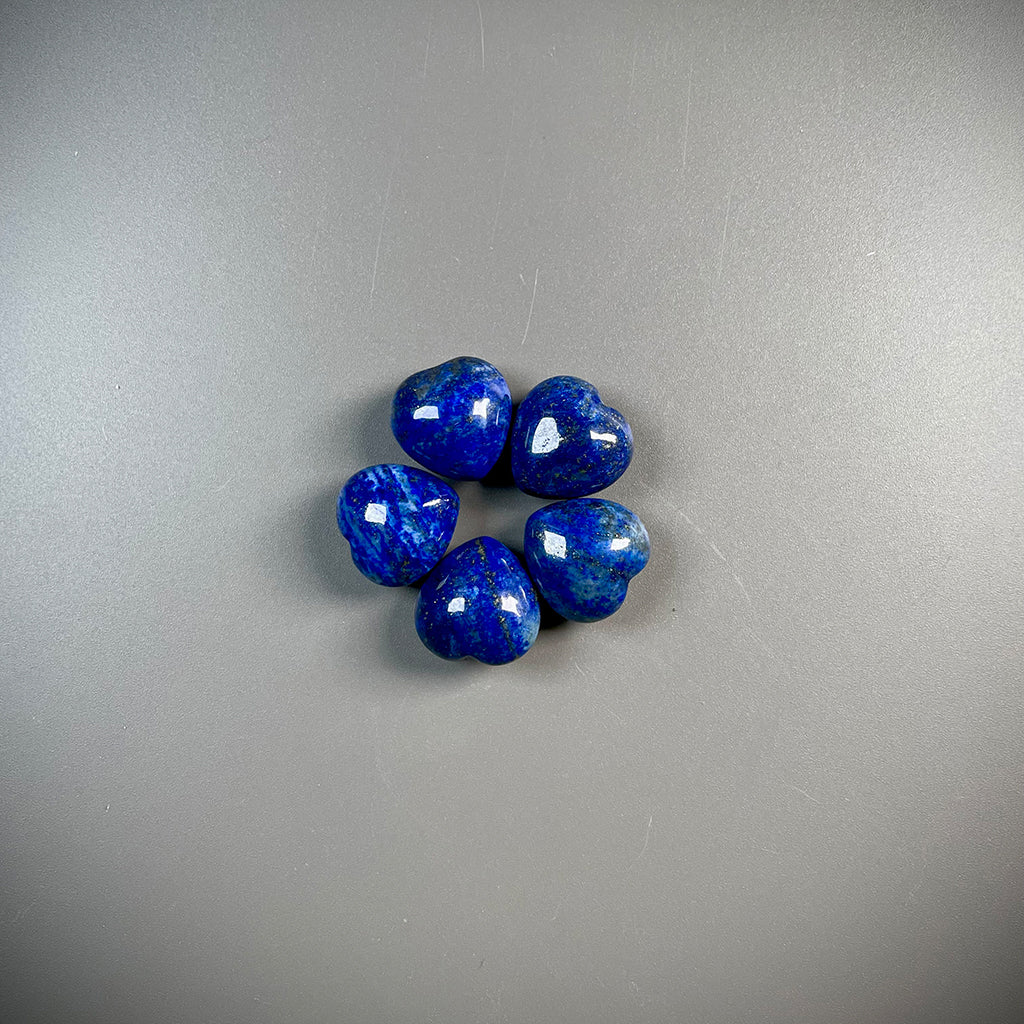 Mini Pierres Coeur Lapis Lazuli 2cms