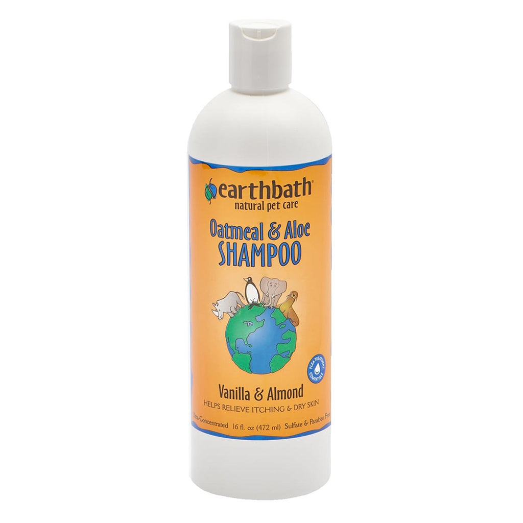 Dog Shampoo Earthbath Oatmeal & Aloe - Vanilla & Almond Itch Relief