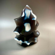 Orca Agate Crystal Flame