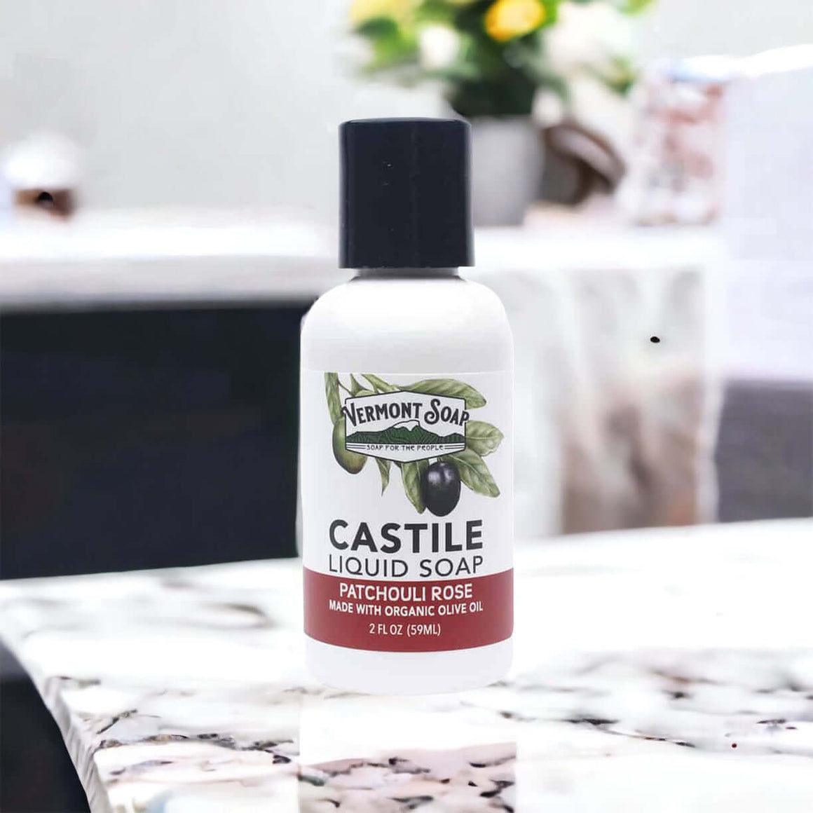 Patchouli Rose Castile Liquid Soap - Vermont Soap