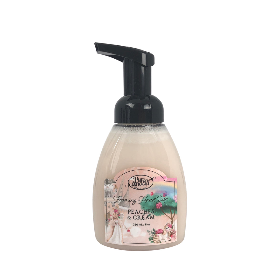 Peaches & Cream Natural Foaming Hand Soap - Pure Anada 250ml