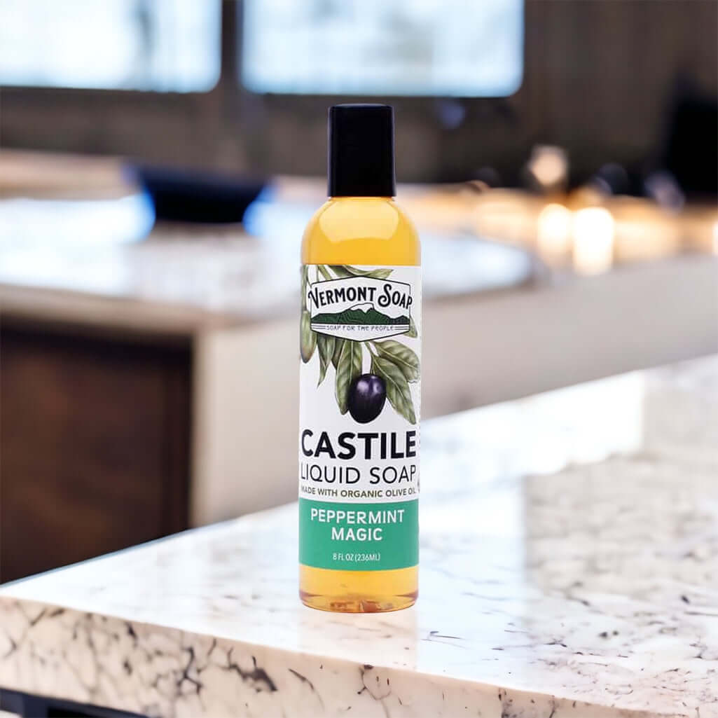 Peppermint Magic Castile Liquid Soap - Vermont Soap