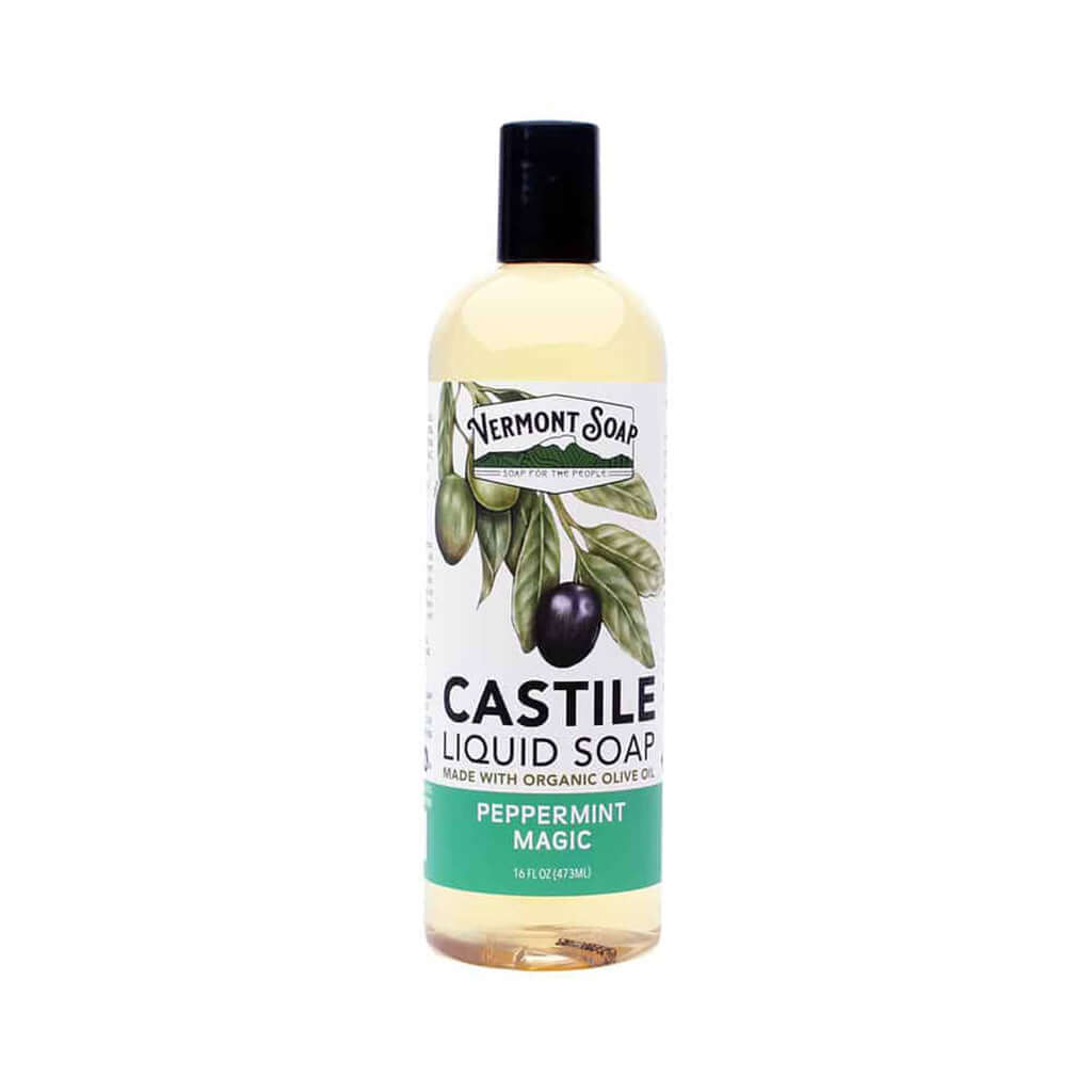 Peppermint Magic Castile Liquid Soap - Vermont Soap