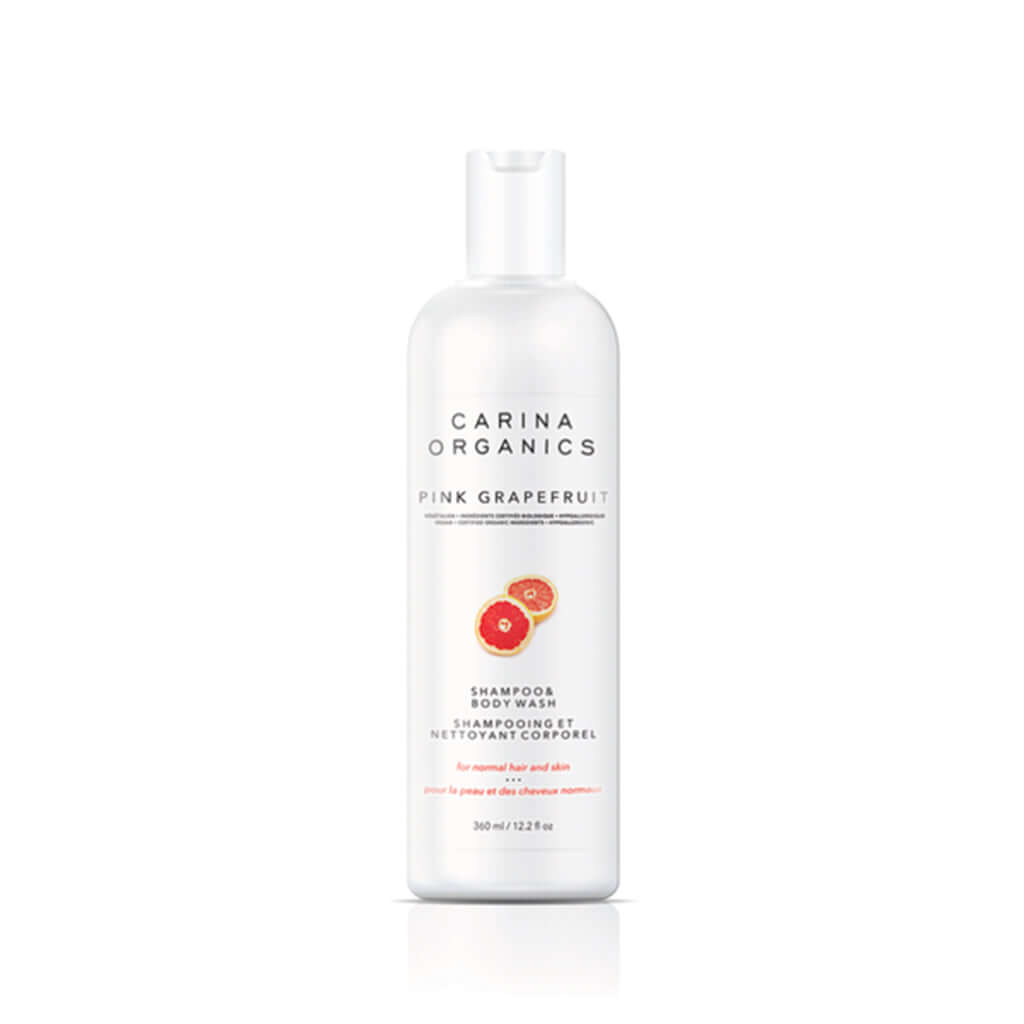 Pink Grapefruit Shampoo And Body Wash 360ml - Carina Organics