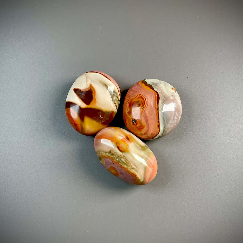 Polychrome Jasper Palm Stone