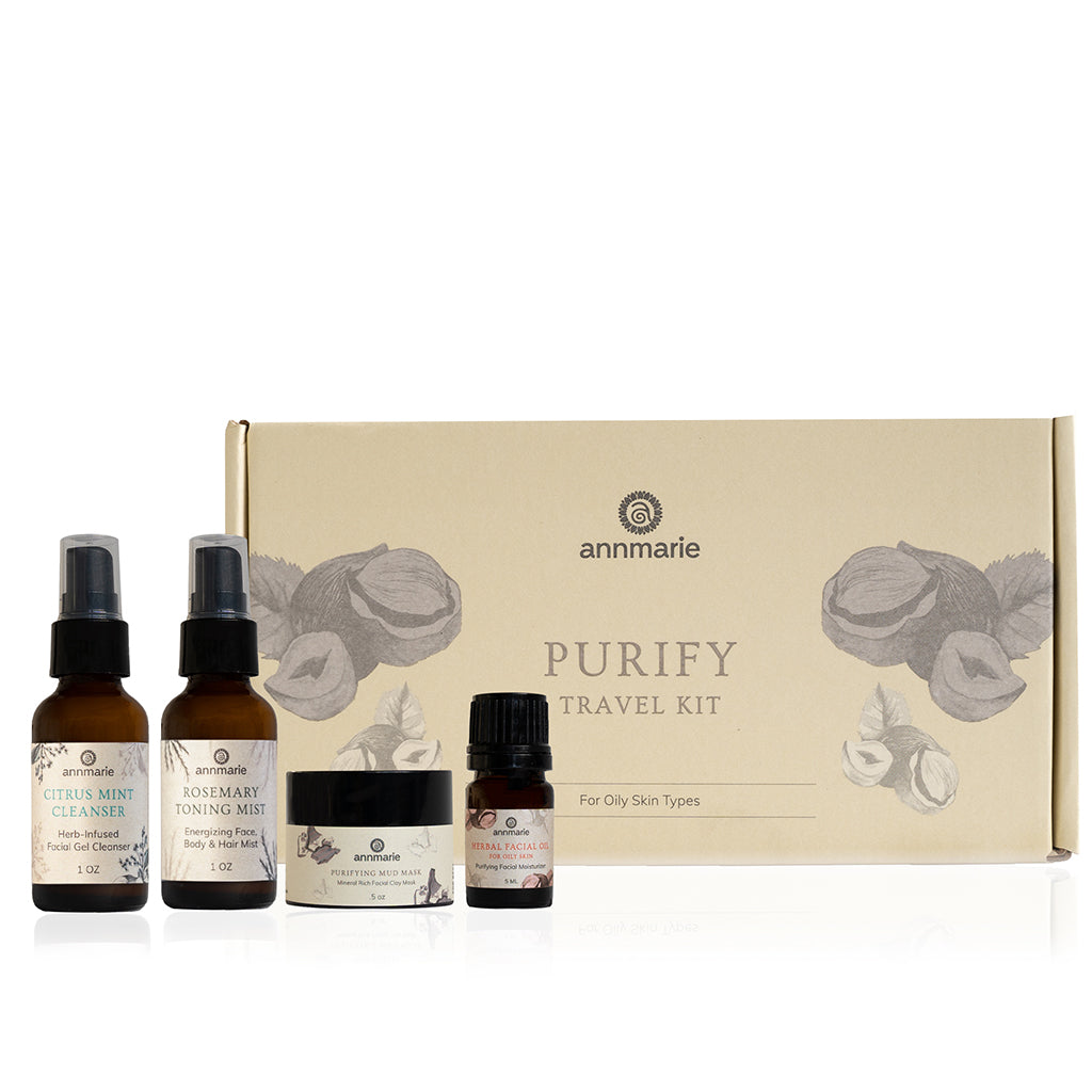 Travel Kit Box Purify - Oily Skin Care - Annemarie Skin Care