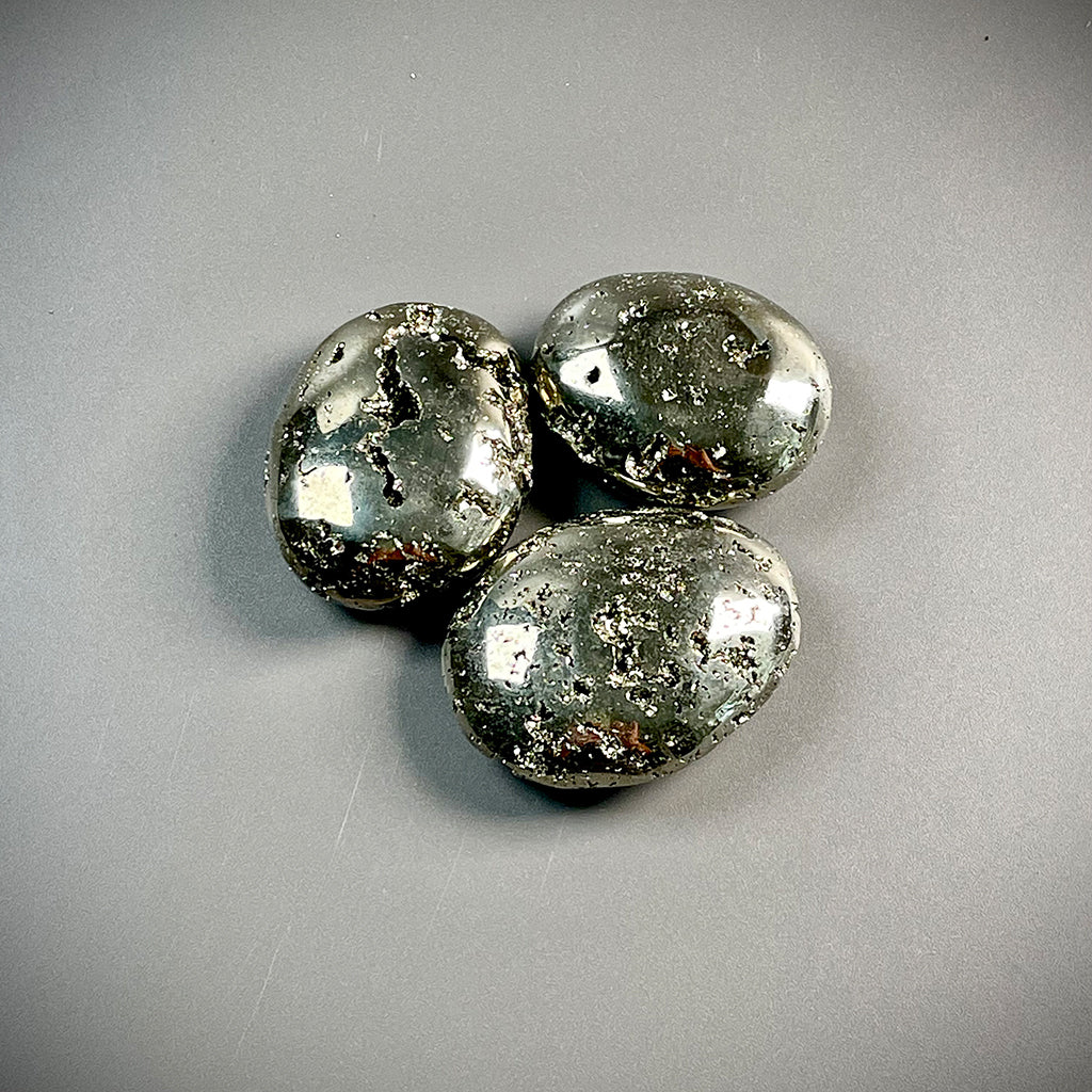 Pyrite Palm Stones - Ethically Sourced