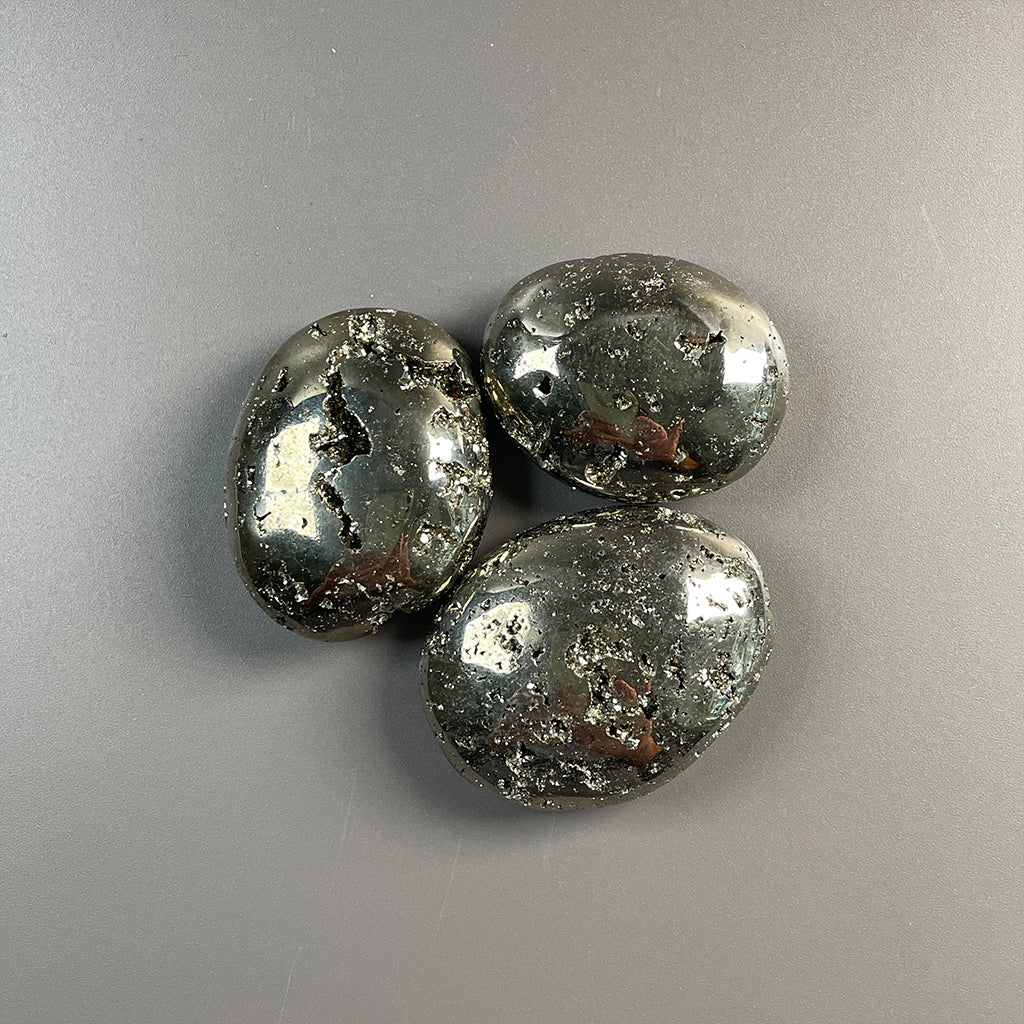 Pyrite Palm Stones - Ethically Sourced