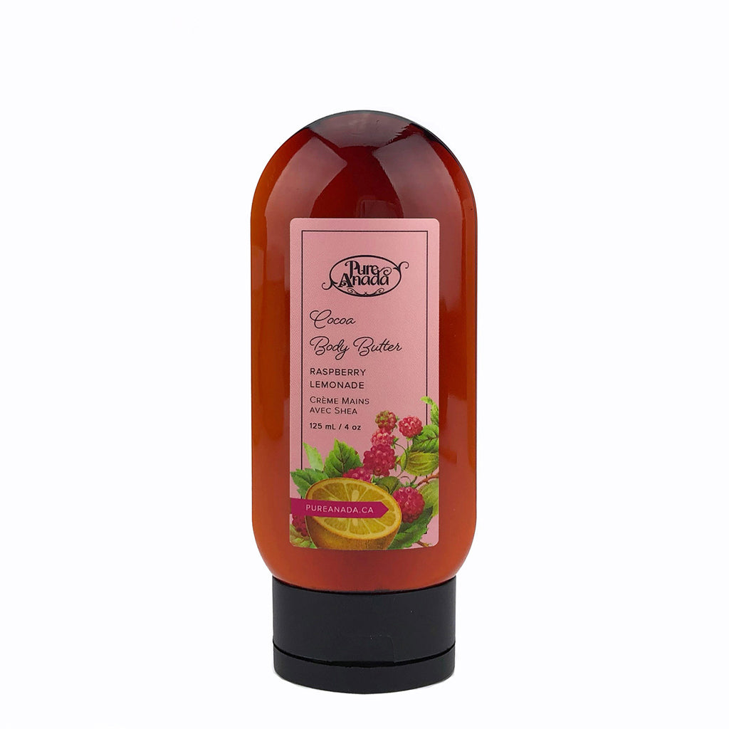 Raspberry Lemonade Natural Cocoa Body Butter 125ml - Pure Anada
