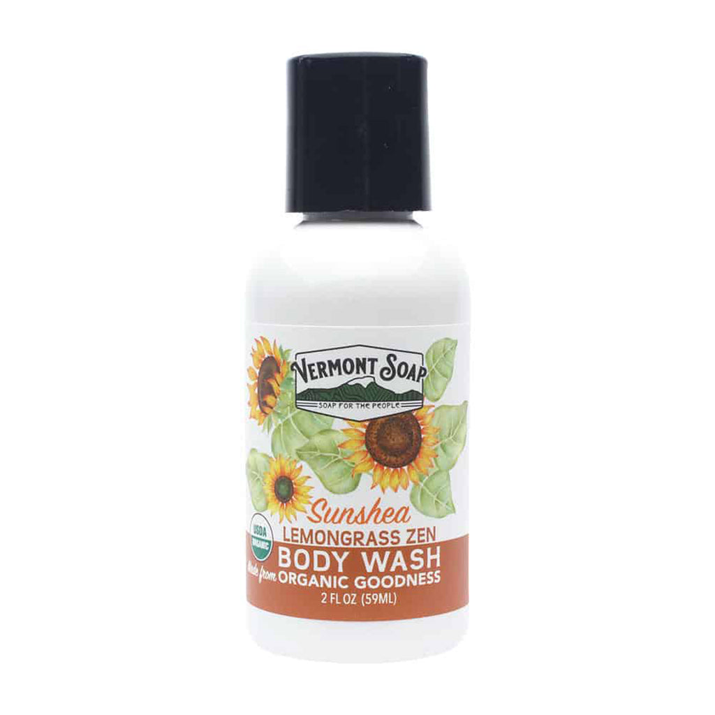 Lemongrass Zen Organic Body Wash - Vermont Soap