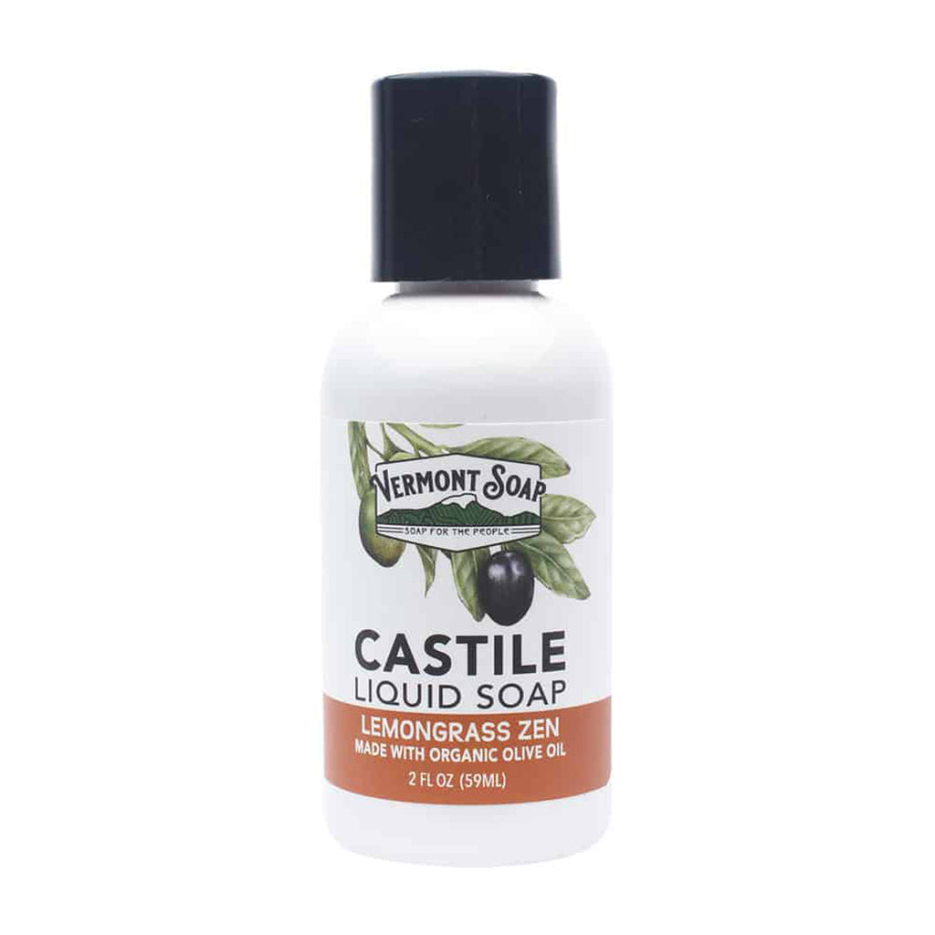 Lemongrass Zen Castile Liquid Soap - Vermont Soap
