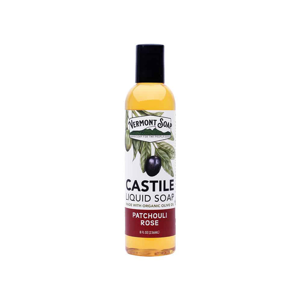 Patchouli Rose Castile Liquid Soap - Vermont Soap
