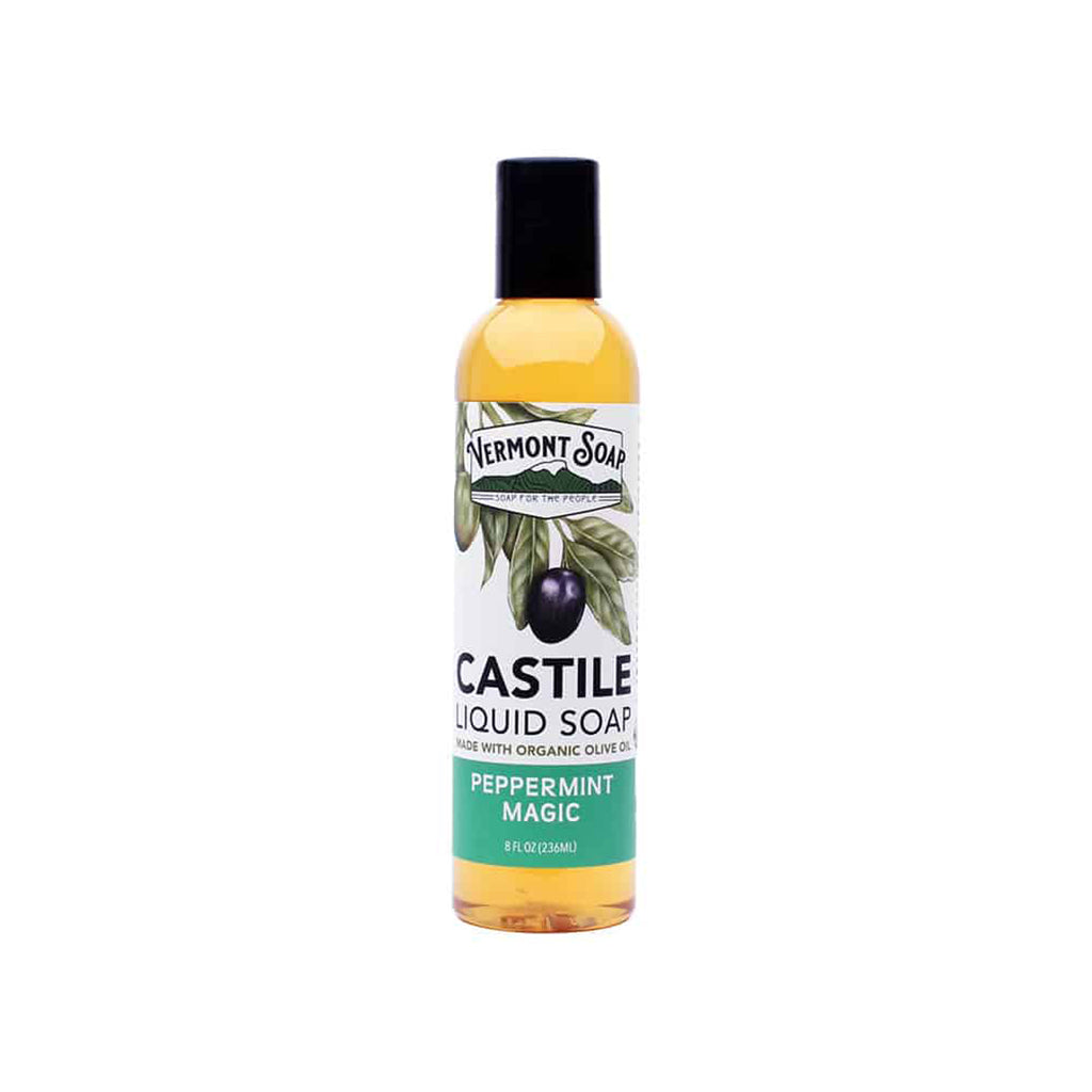 Peppermint Magic Castile Liquid Soap - Vermont Soap