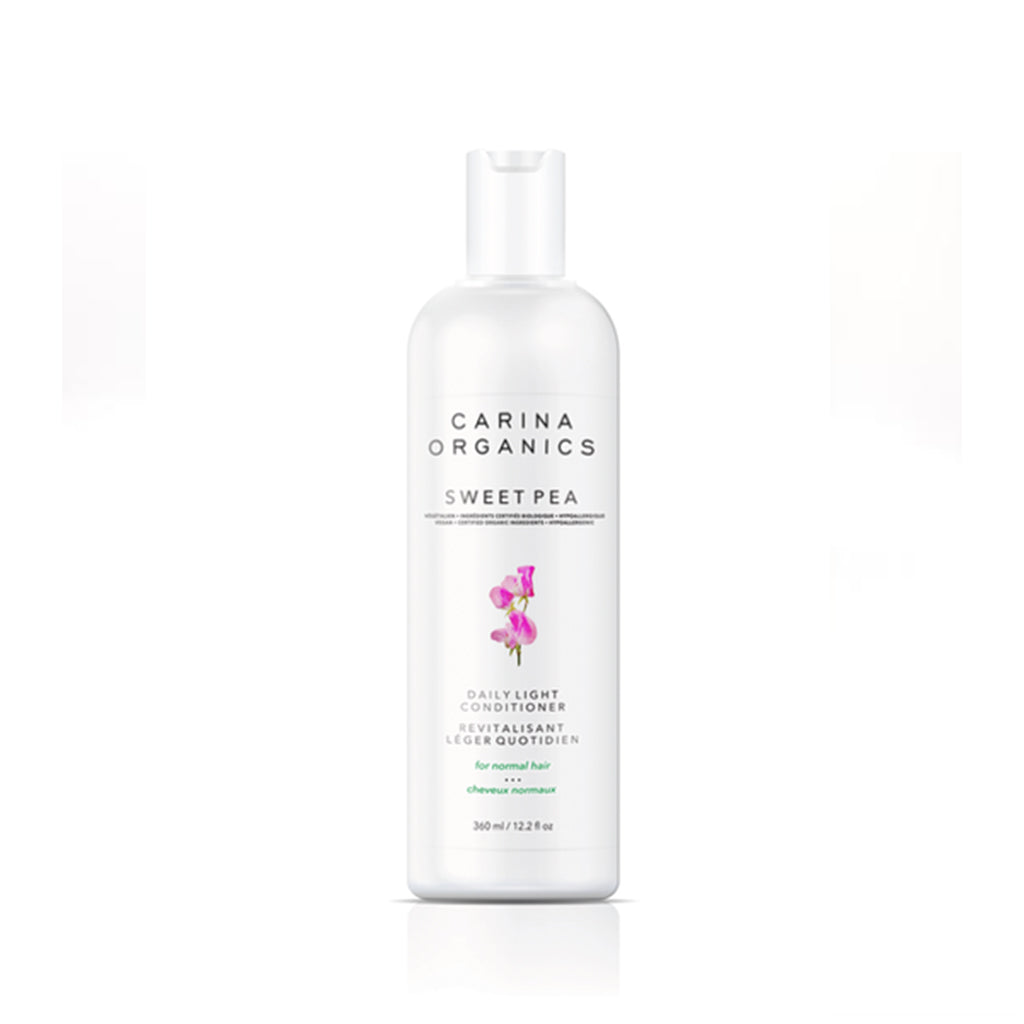 Sweet Pea Daily Light Conditioner 360ml-Carina Organics-Live in the Light