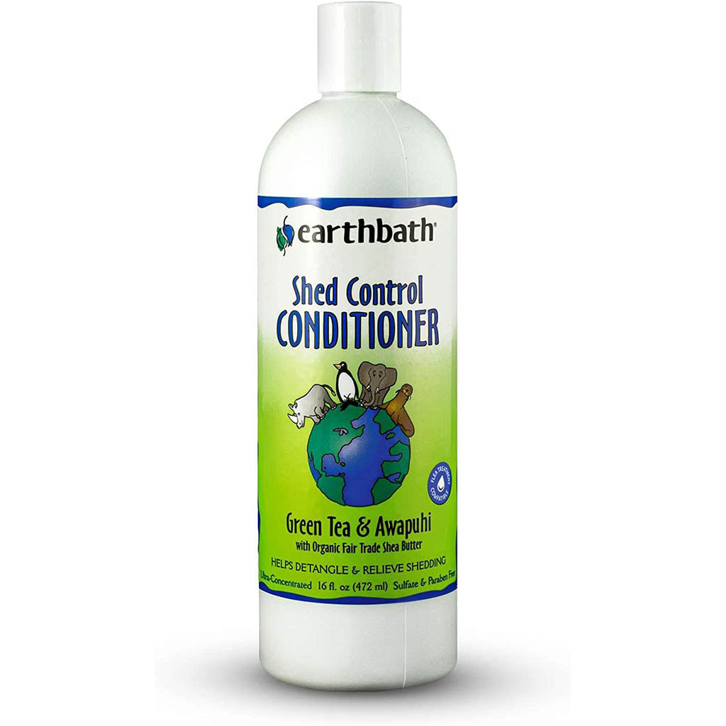 Earthbath Dog Conditioner Shed Control - Thé vert et Awapuhi 472 ml