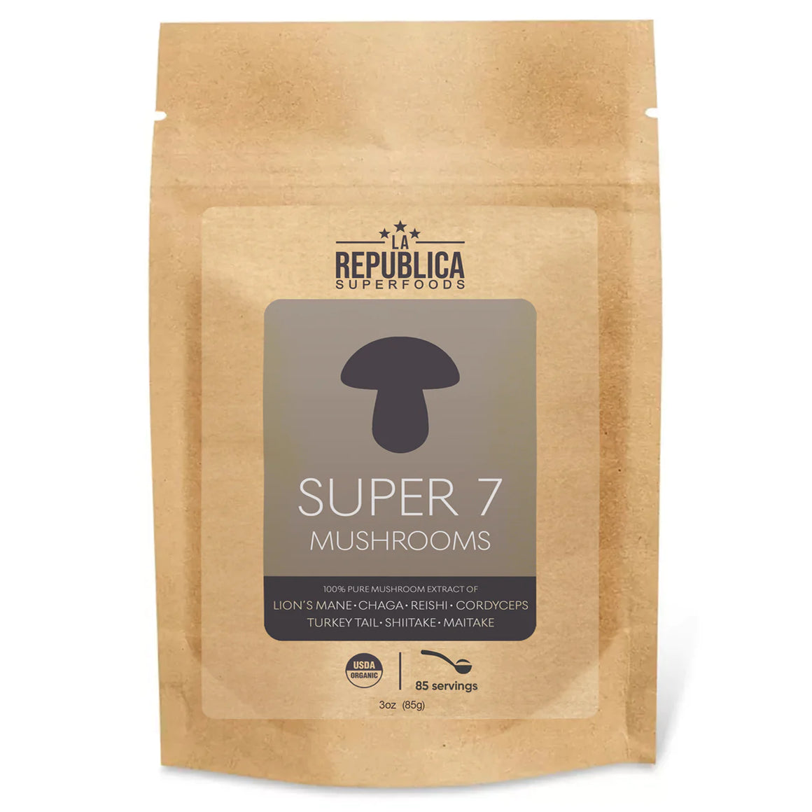 Super 7 Mushroom Extract Powder - La Republica