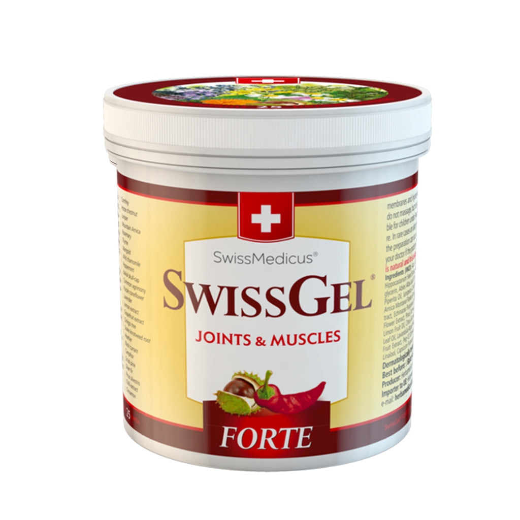 Herbamedicus SwissGel (balsam koński) Forte rozgrzewający - 250 ml