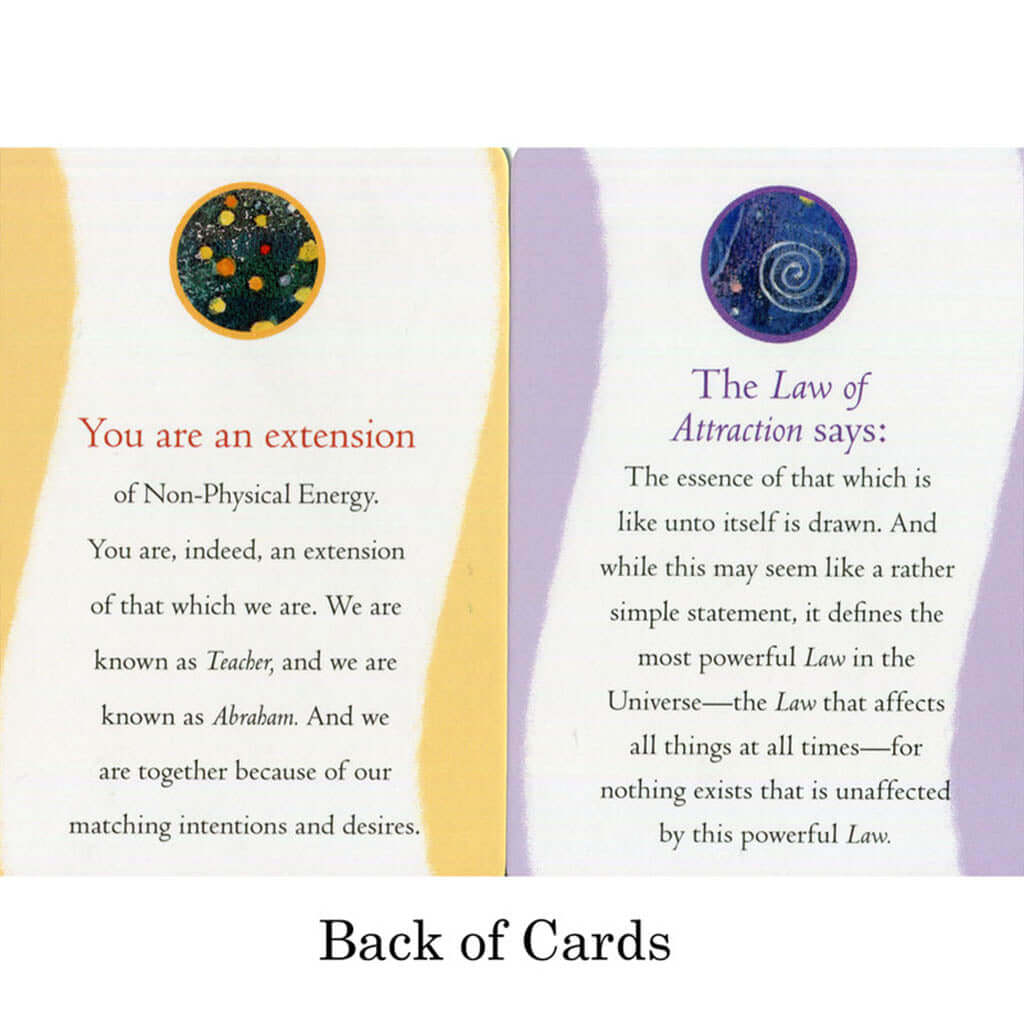 The Law of Attraction Cards - Oracle Cards Abraham Hicks