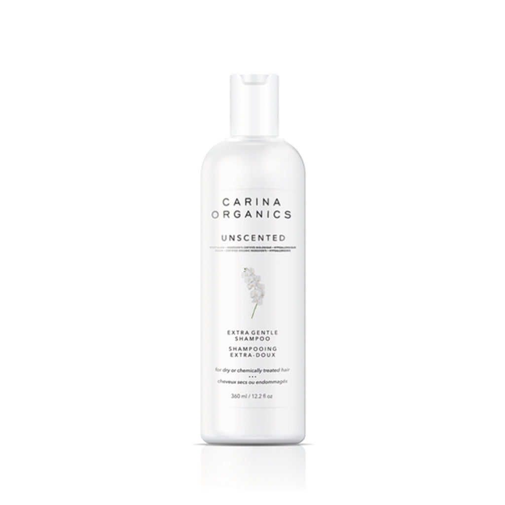 Unscented Extra Gentle Shampoo 360ml-Carina Organics-Live in the Light