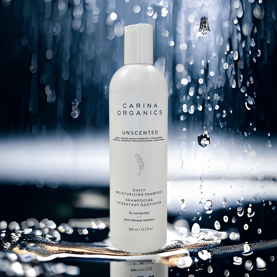 Unscented Daily Moisturising Shampoo 360ml - Carina Organics