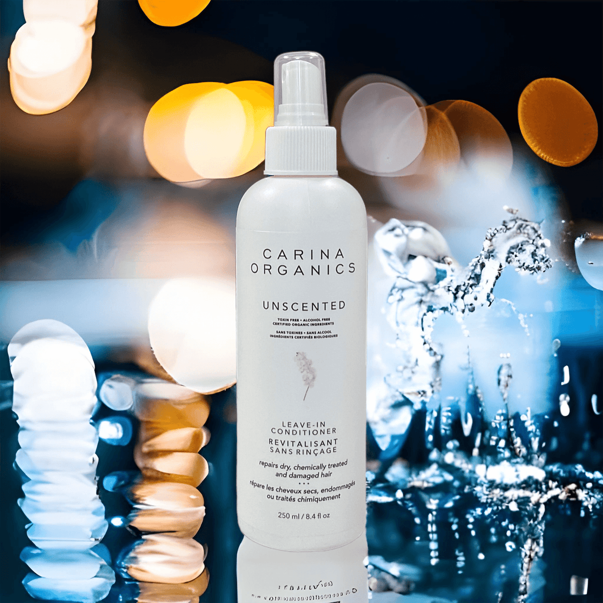 Unscented Leave-In Conditioner 250ml - Carina Organics