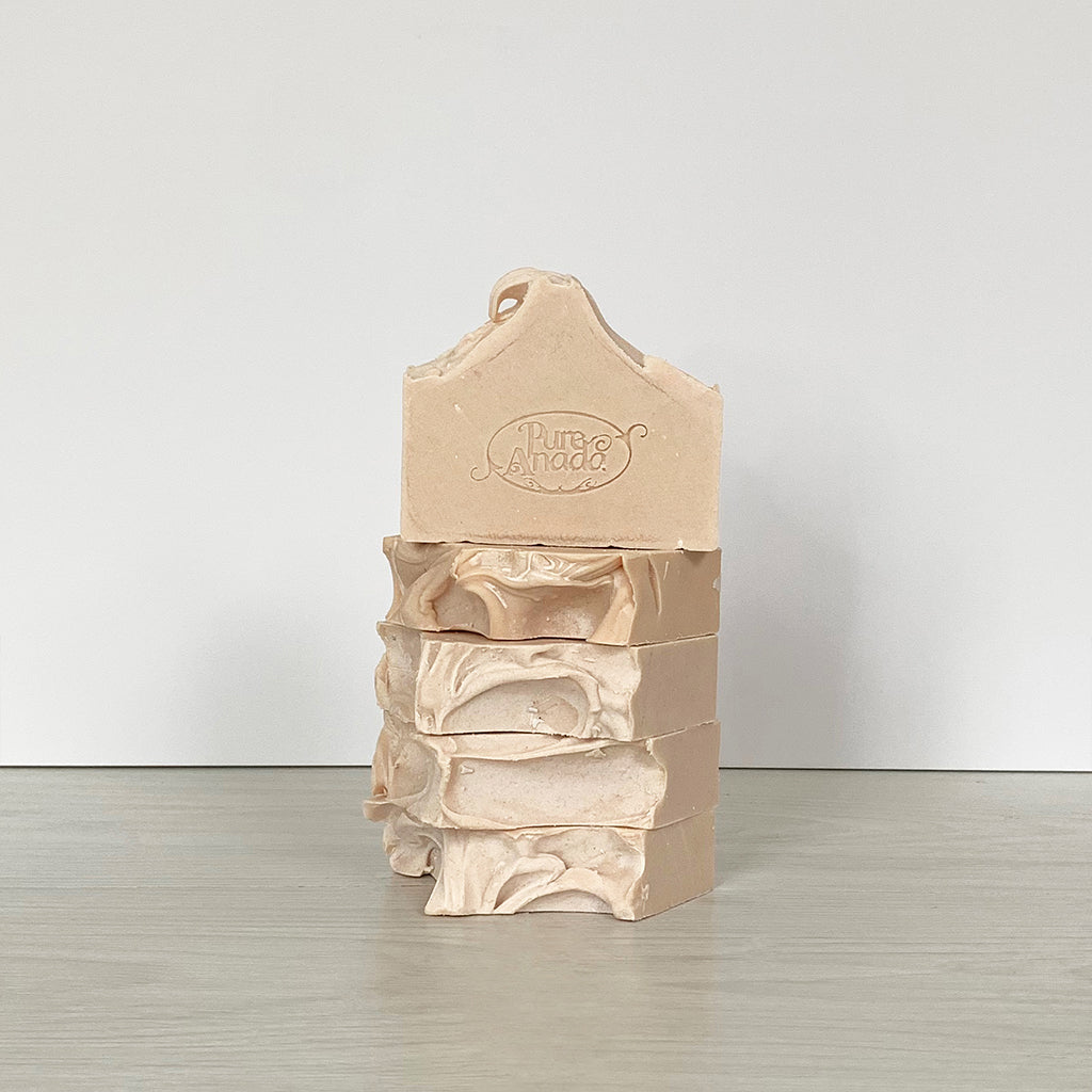 SOAP SAVER POUF & HANDMADE SOAP SET-Live in the Light Naturally Ltd