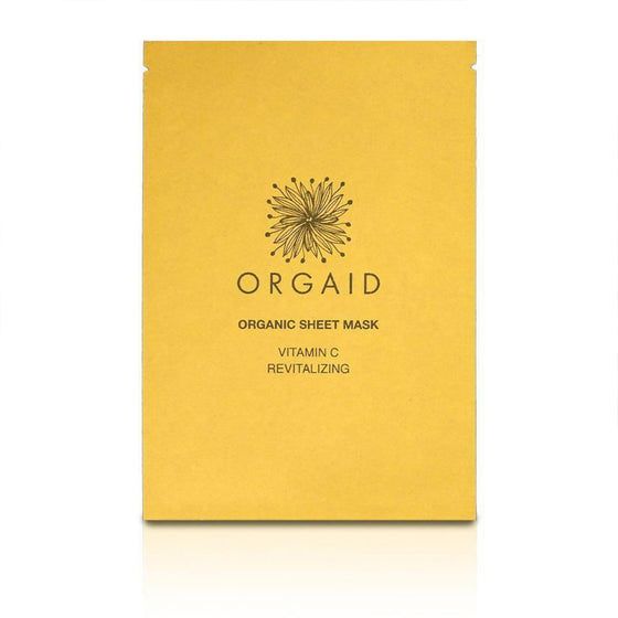 Vitamin C & Revitalizing Organic Sheet Mask x 1-Orgaid-Live in the Light