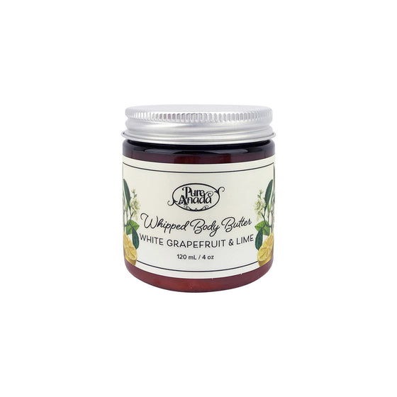 White Grapefruit & Lime Natural Whipped Body Butter 120ml - Pure Anada