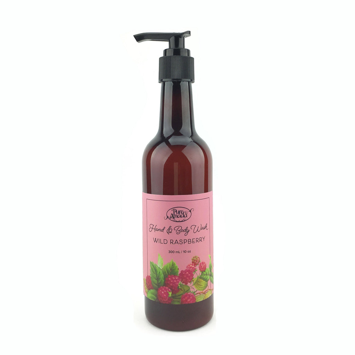 Wild Raspberry Natural Hand & Body Wash 300ml - Pure Anada