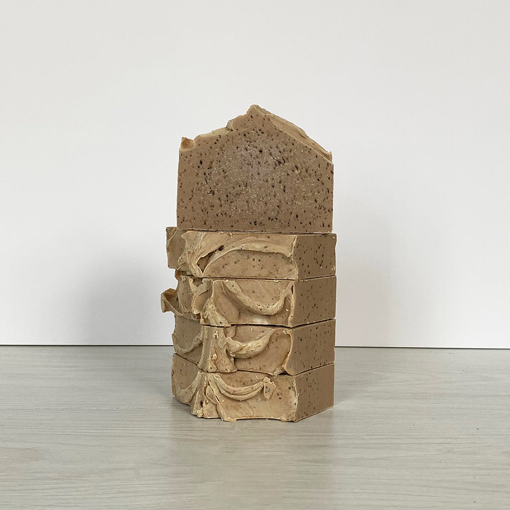 SOAP SAVER POUF & HANDMADE SOAP SET-Live in the Light Naturally Ltd